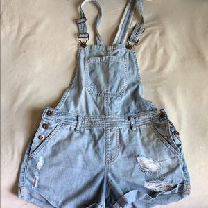 Adorable denim overalls!